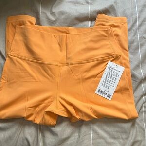 Lululemon align crop 21” NWT size 14 women’s- mango
